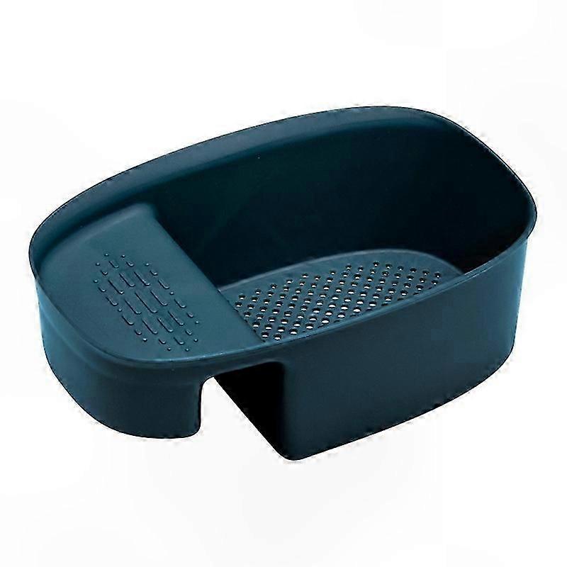 Multi-Use Large Capacity Drain Basket for Home, Quick Drainage Colander with Easy Installation, Durable PP Material