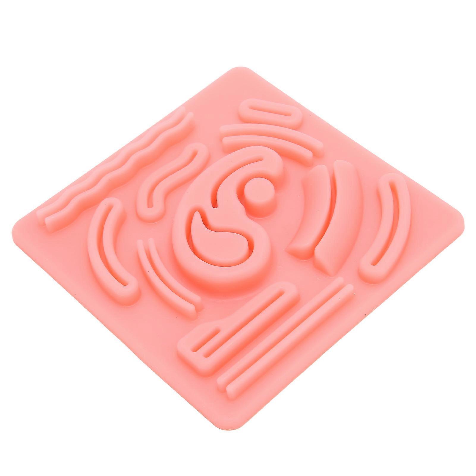 Silicone Laparoscopic Suture Simulation Pad 3D Laparoscopic Suture Pad with Pre Cut Wounds for Medical Student Doctor 