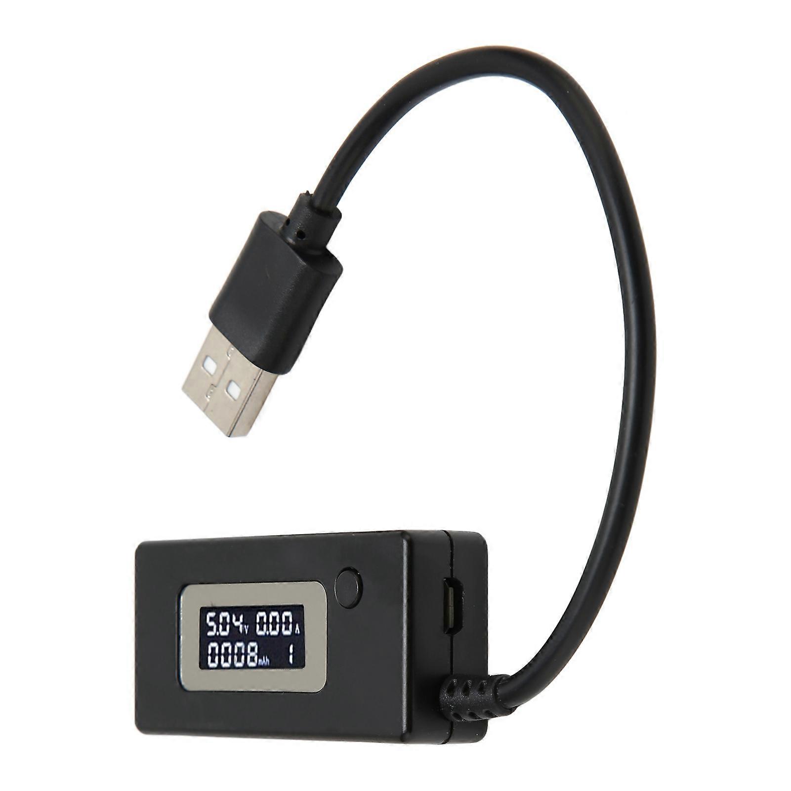 USB Voltage Current Tester LCD Display 50mA‑3500mA USB Multimeter 3‑15V 0.05A‑3.50A 