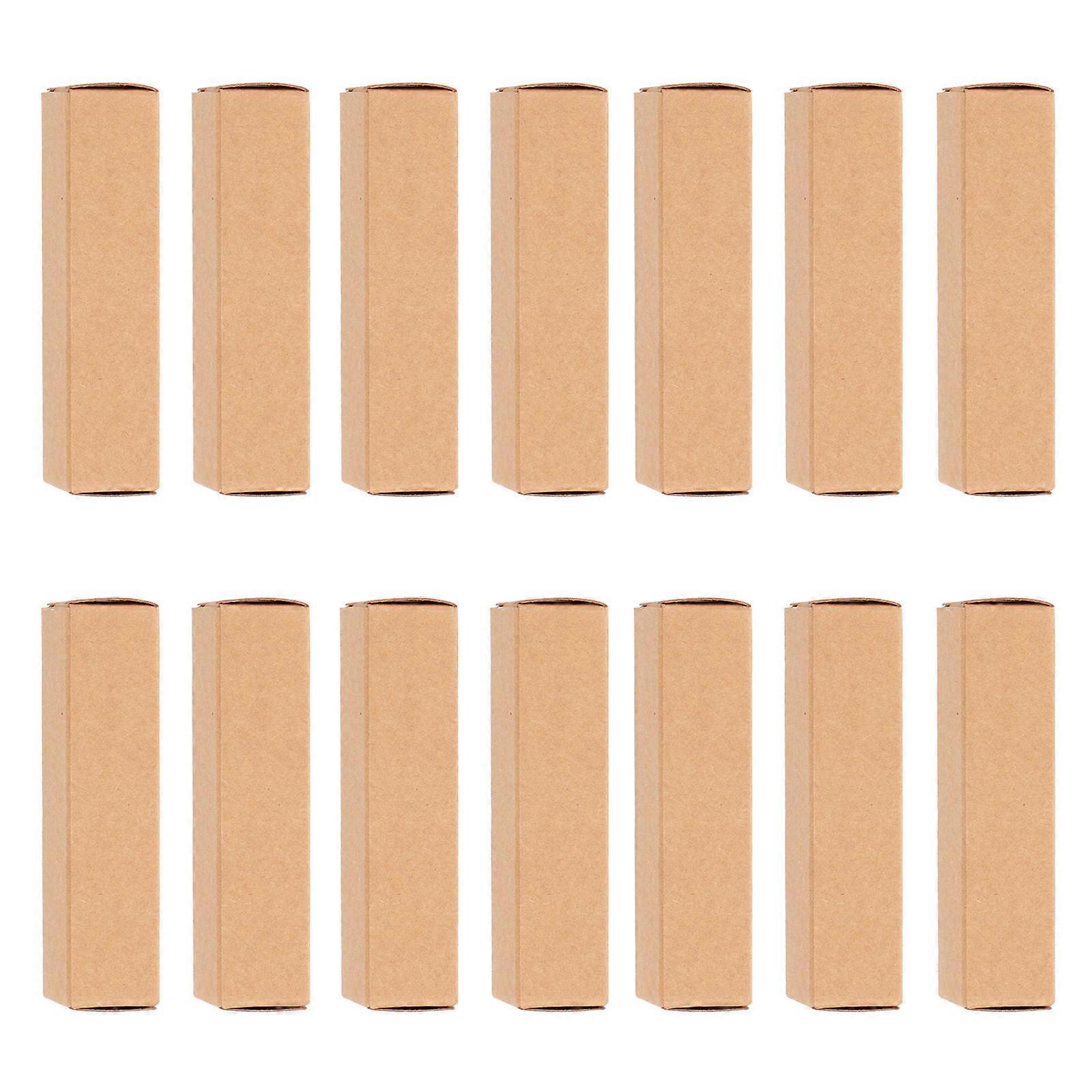 Lipstick Packing Box Set Gift Packaging Dust Protection Storage Kraft Paper 8.50X2.00X2.00CM 50Pack