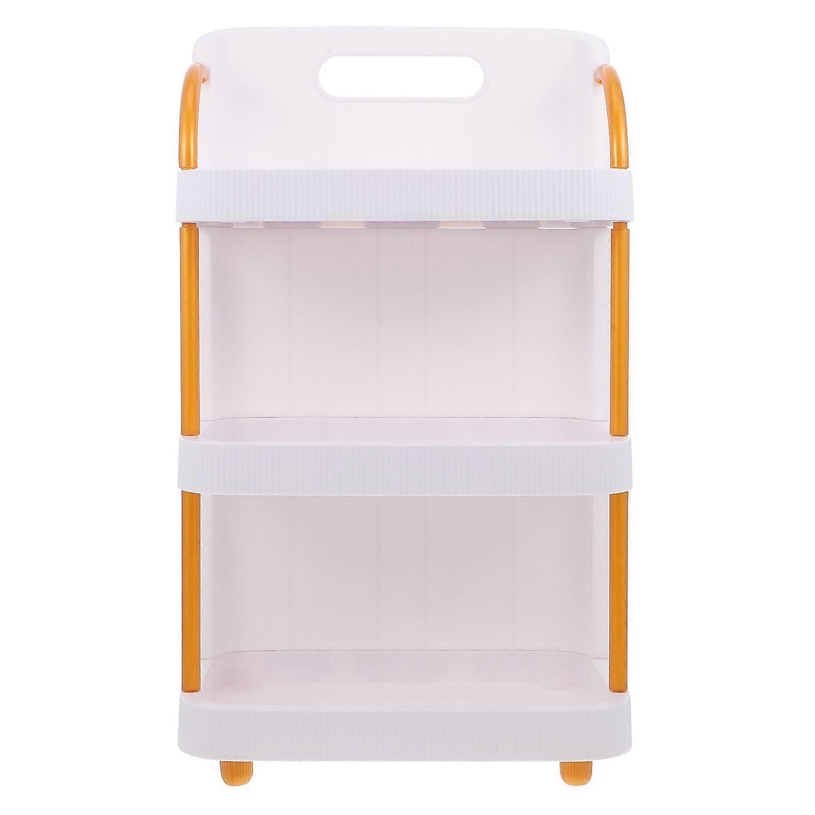 White Shelf for Storage Made of PP Plastic Suitable for Bathroom and Dressing Table 7.5 Inches
