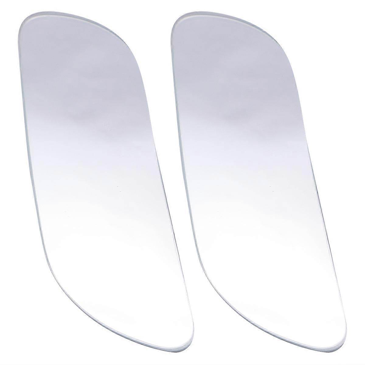 1 Pair Extra Long Wide Angle Rear View Mirror Mirror for Trucks White