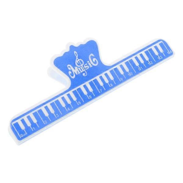 Plastic Music Clips, Colorful, for Music Books, Sheet Music and Piano Holders Blue