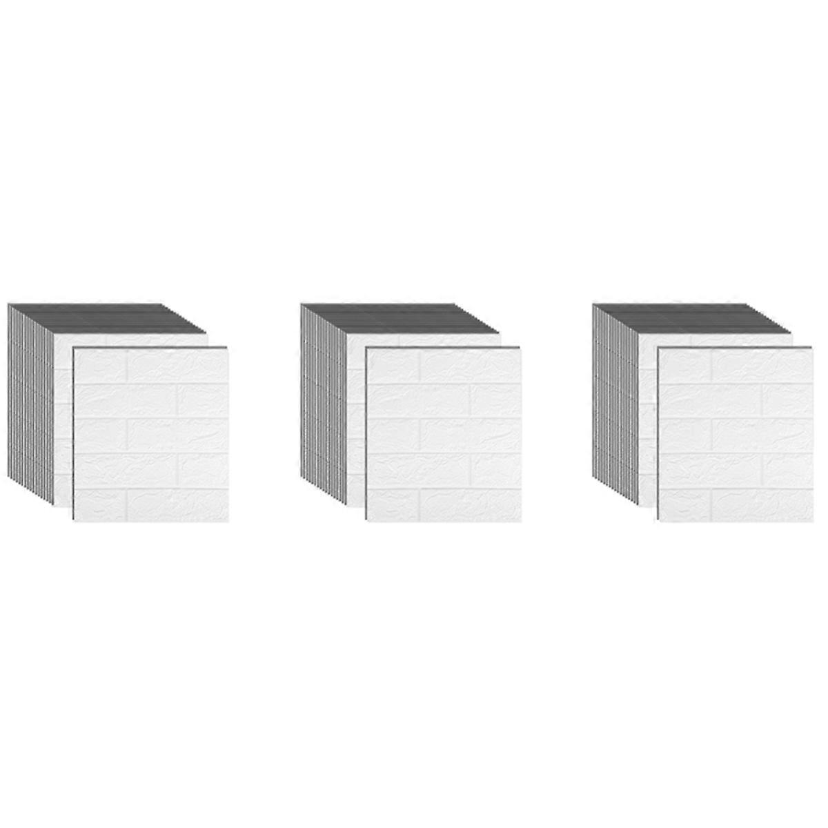 15Pcs Self-Adhesive 3D Brick Sticker DIY Waterproof Foam Wallpaper Room Kitchen Roof Ceiling Backgro