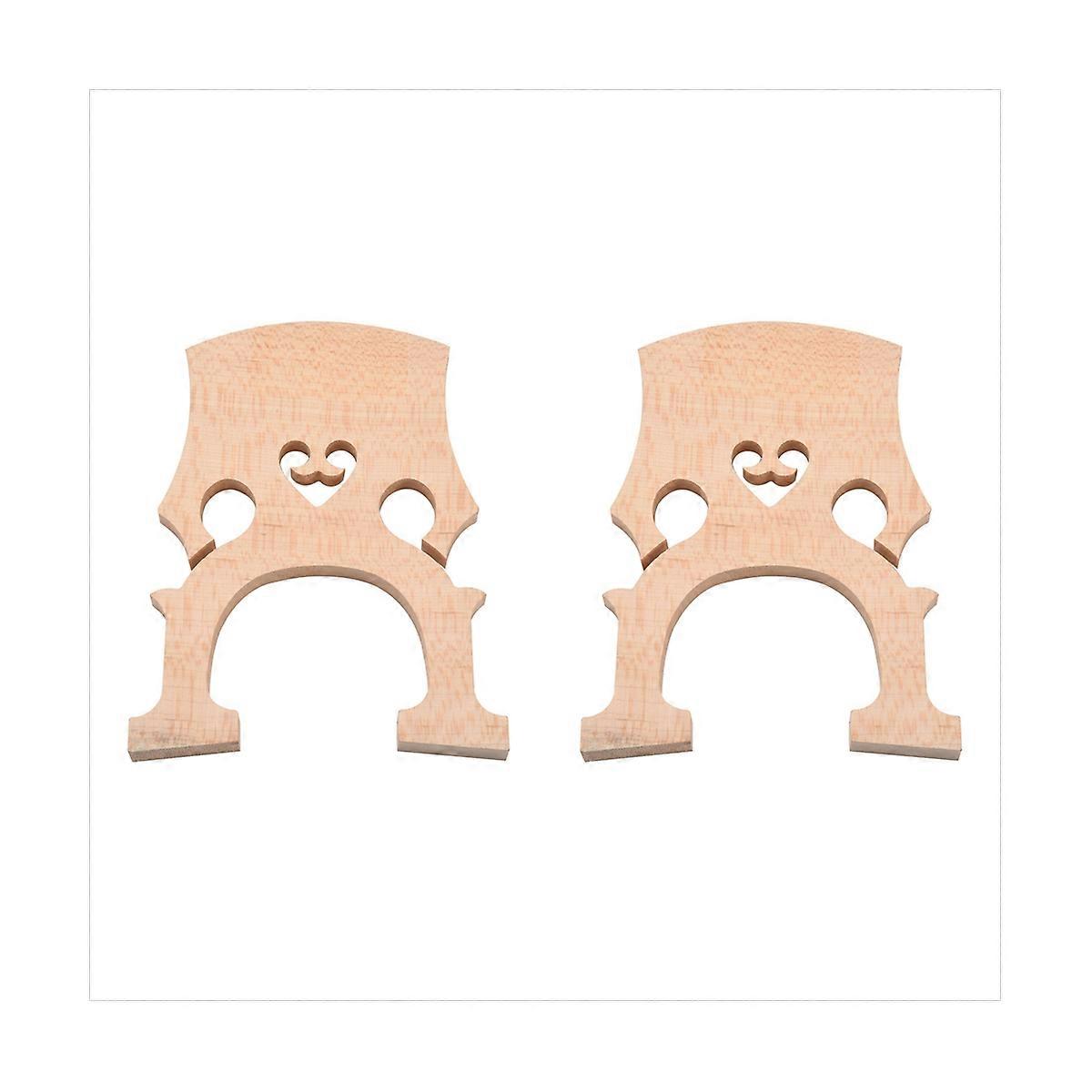 2X Professional Cello Bridge for 4/4 Size Cello Exquisite Maple Material