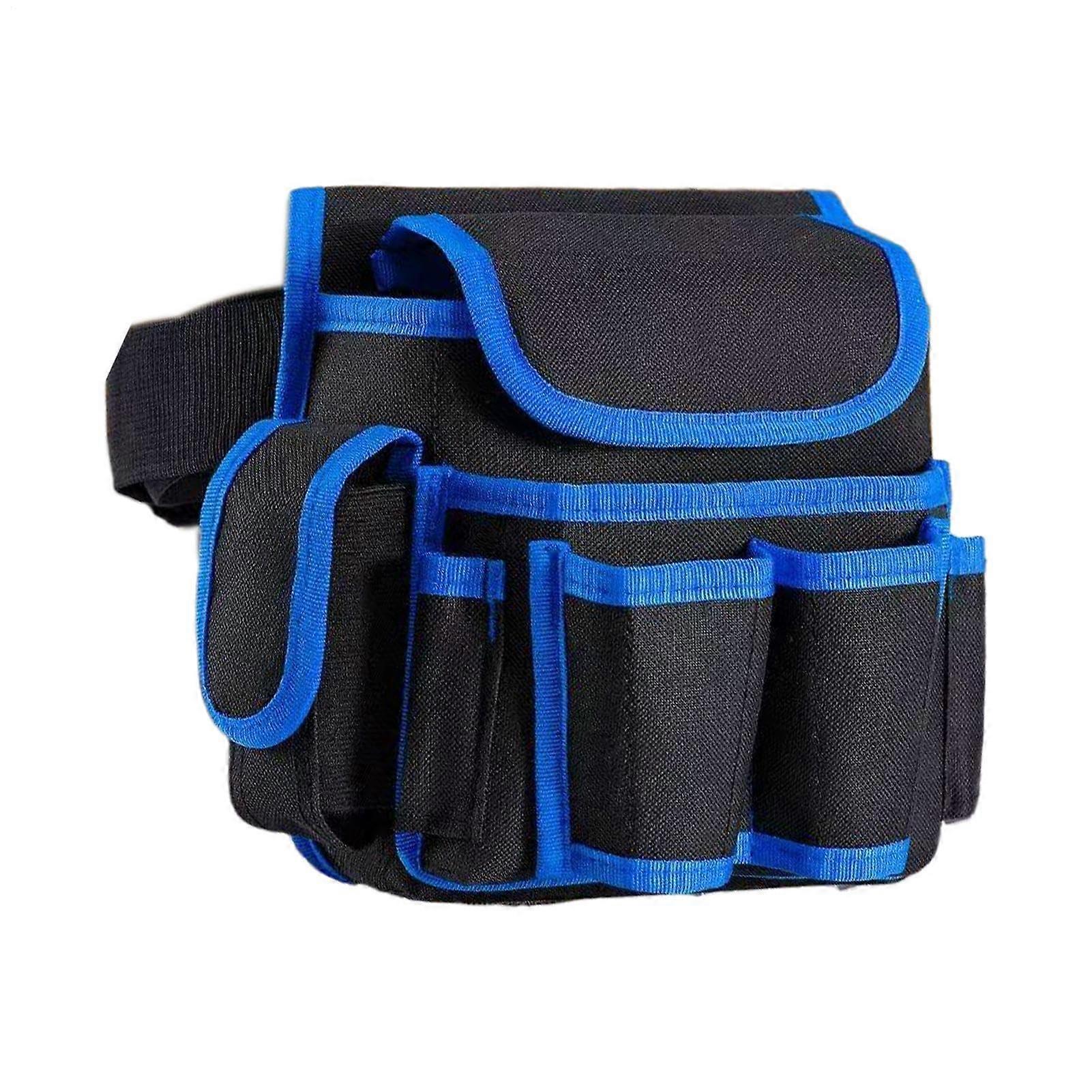 Belt tool bag, Oxford, adjustable, durable, for construction, carpentry.
