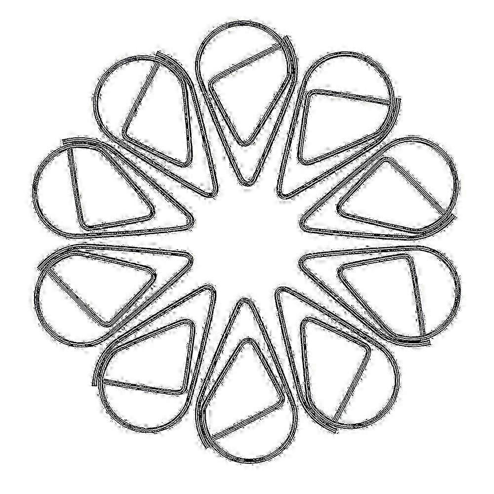 100pcs Black Paper Clips - Durable Rust-Resistant for Office, School & Home Use