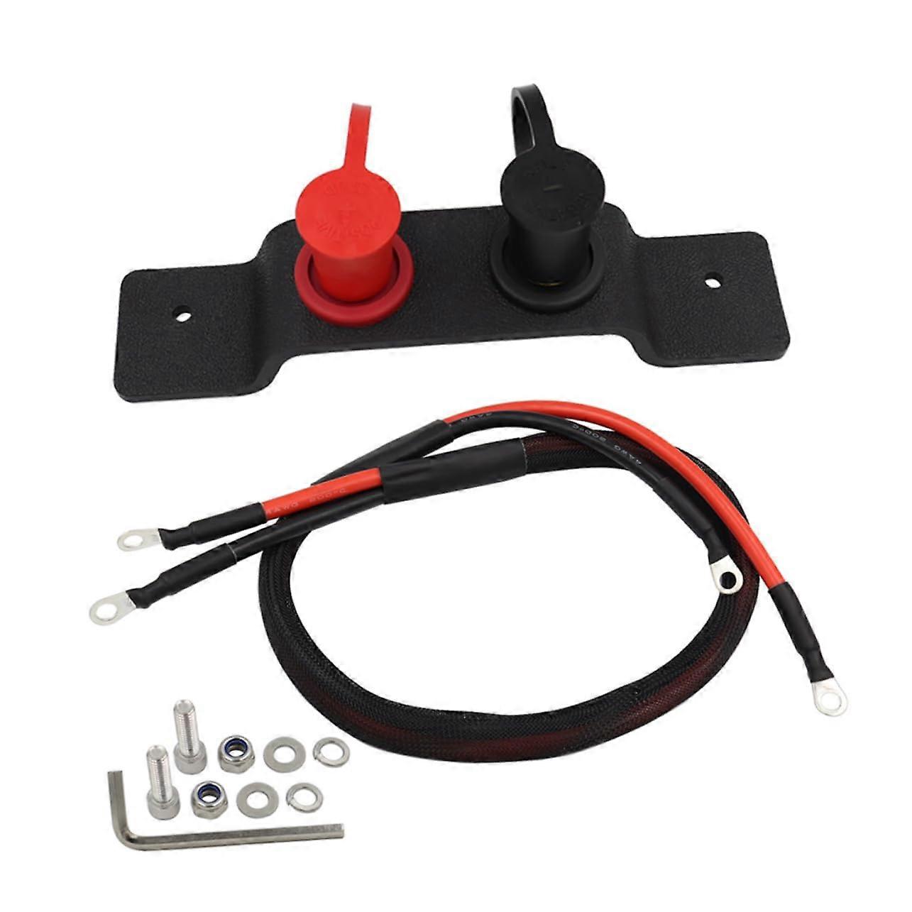 Auto Battery Cables Jumper Cables for ATV UTV High Voltage Battery Terminals Fast Charging Professional Practical Compatible