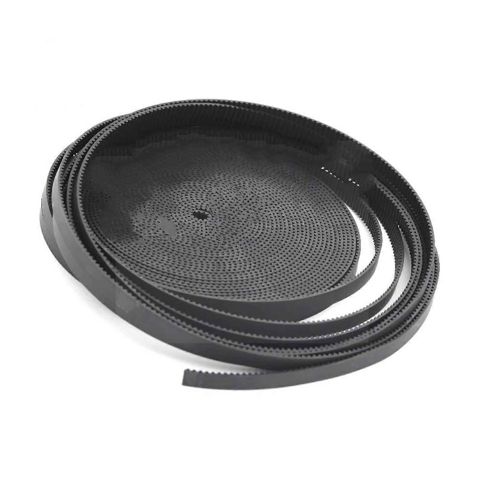 V-Belt for 3D Printer Transmission, 2GT Timing Belt, 15mm Width, Open Rubber Drive Belt, Available in 1M to 100M Lengths