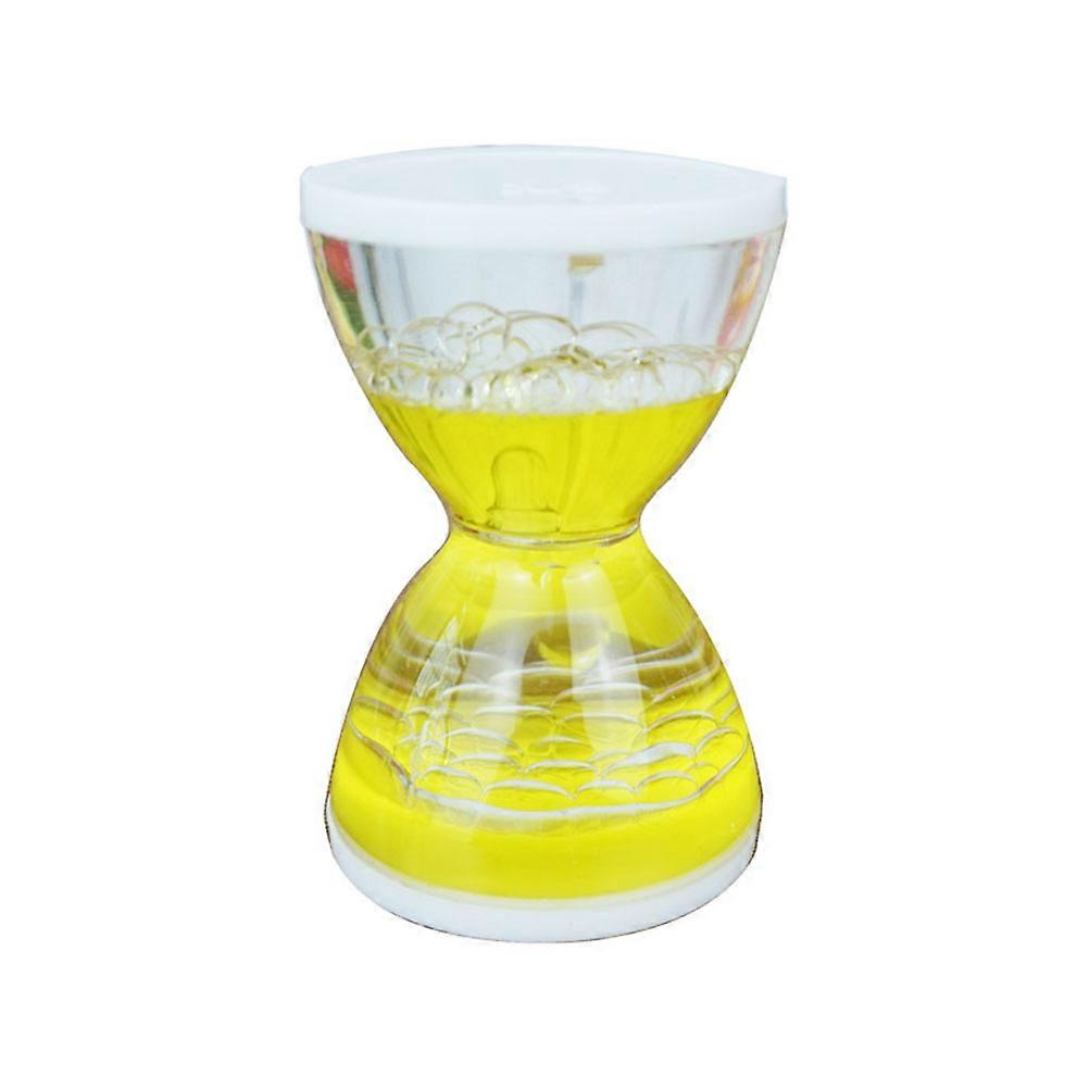 Liquid Hourglass Decorative Timer Perfect For Office And Home Decoration Khaki Waist Shape 1pc