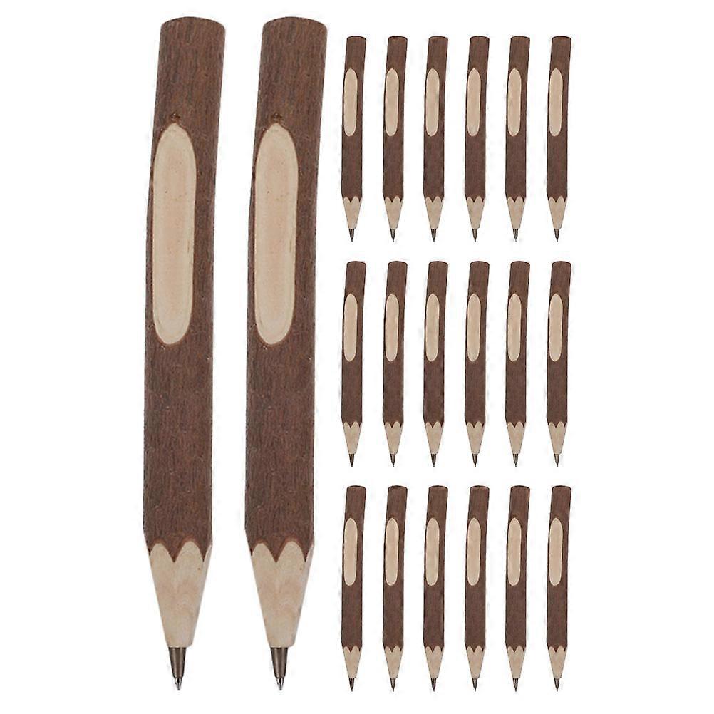 Rustic Wood Bark Pencils 20Pcs Pencils For Party Bags Outdoor Enthusiasts Classrooms 5.1X0.4X0.4In Writing Tools