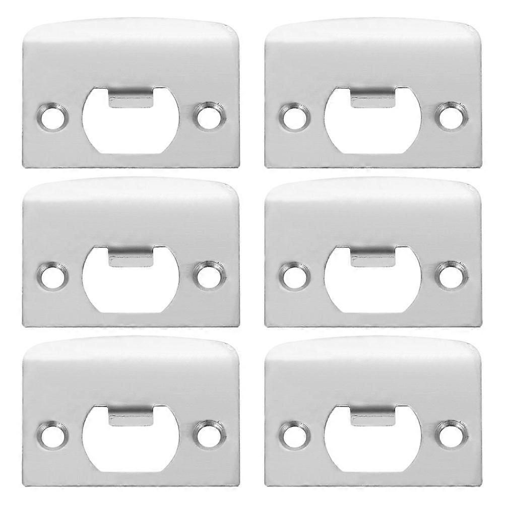 6pcs Deadbolt Cover Plates for Door Reinforcement – Durable Hole Filler for Garage Doors Locking Mechanism for Enhanced Safety and Privacy