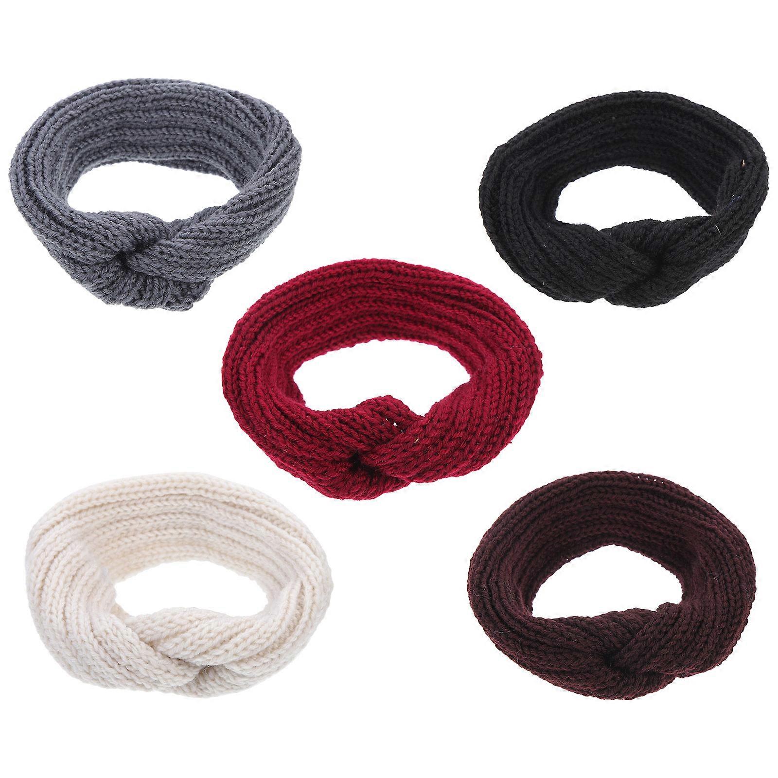 5Pcs Creative Stretchy Hair Accessories Assorted Color Head Bands For Women In Various Occasions