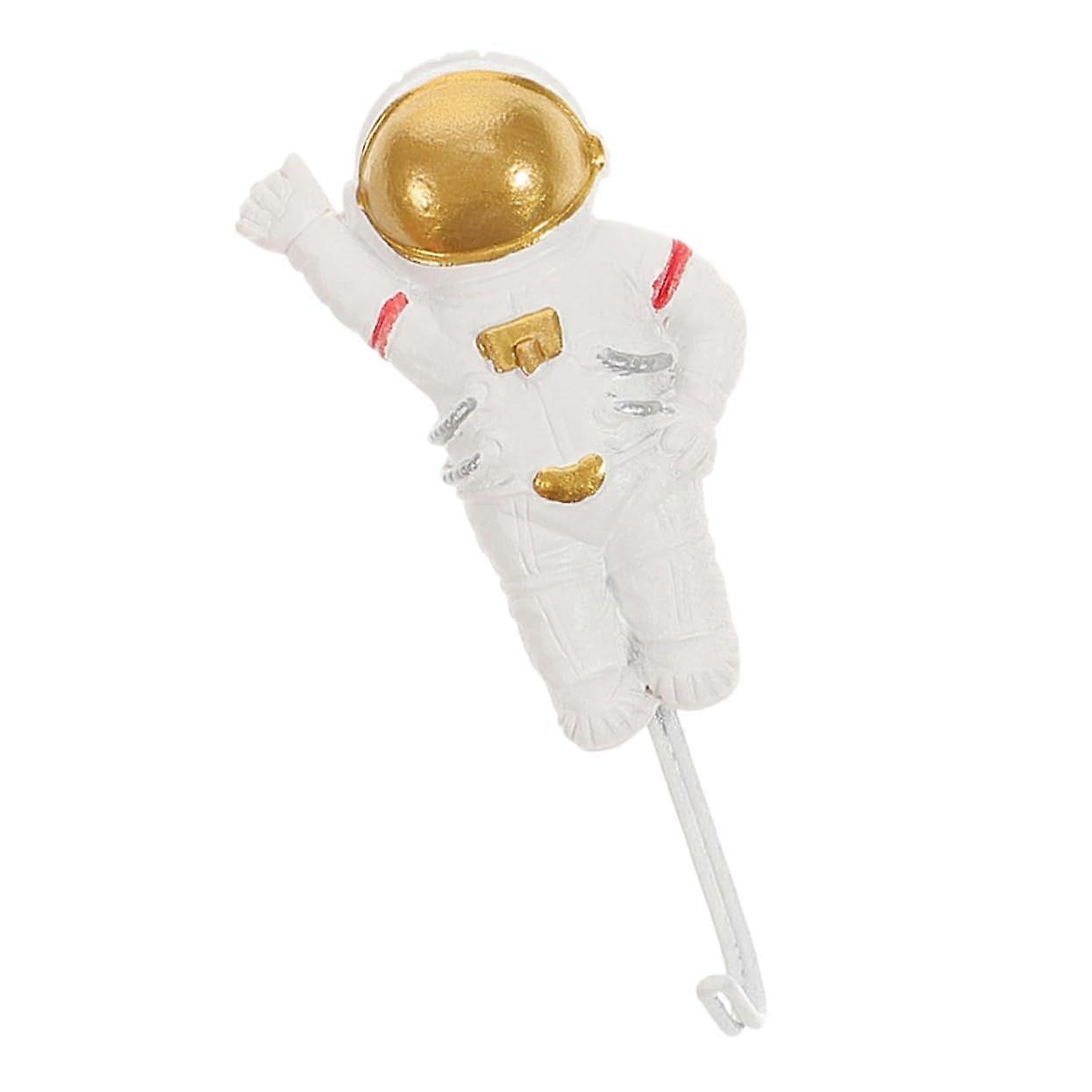 Astronautenhaken Adhesive Wall Hook Cute Stick-On Resin Hanger Hook For Hanging Clothes