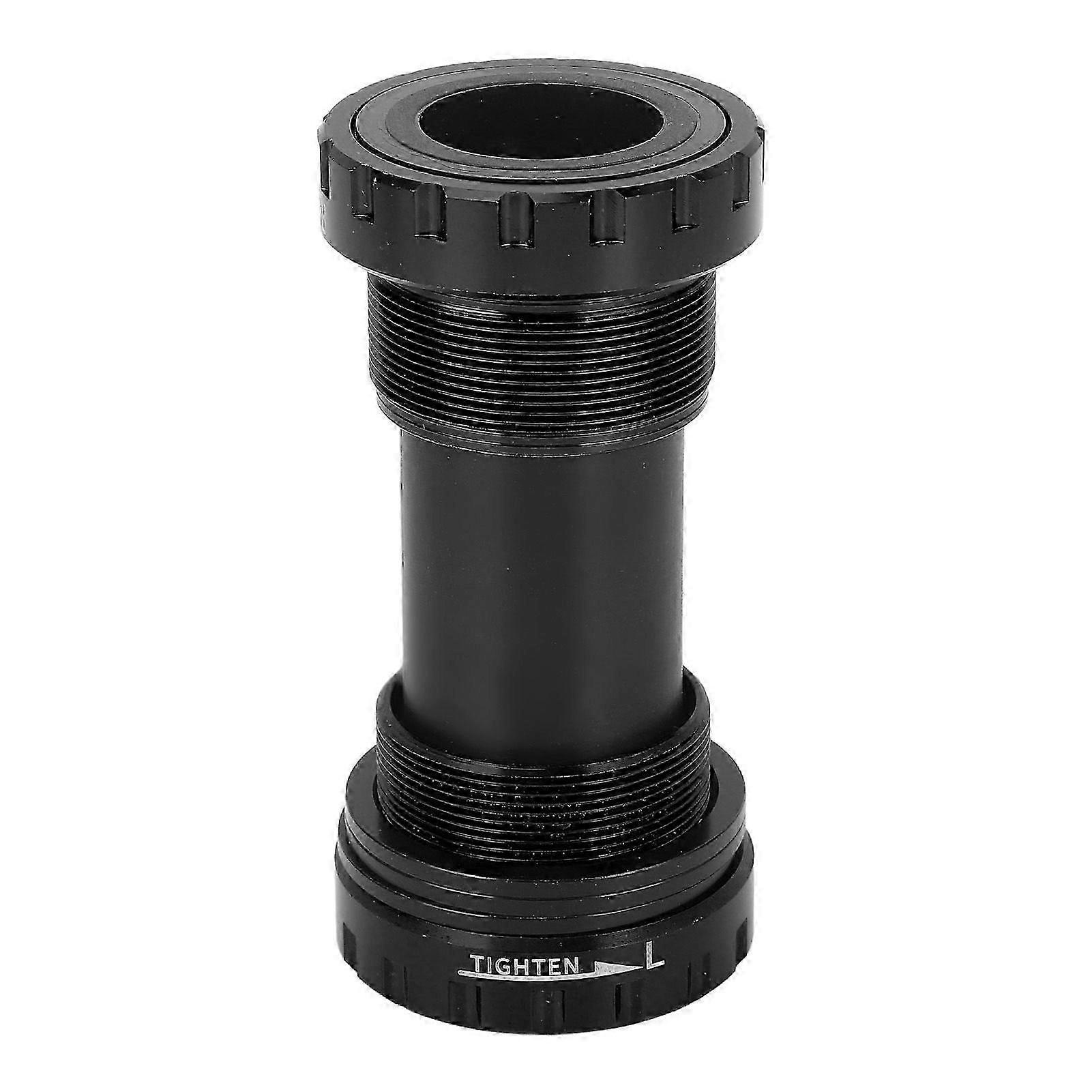 Bottom Bracket 110mm Screw in Threaded Aluminum Alloy Bottom Bracket Replacement Black)