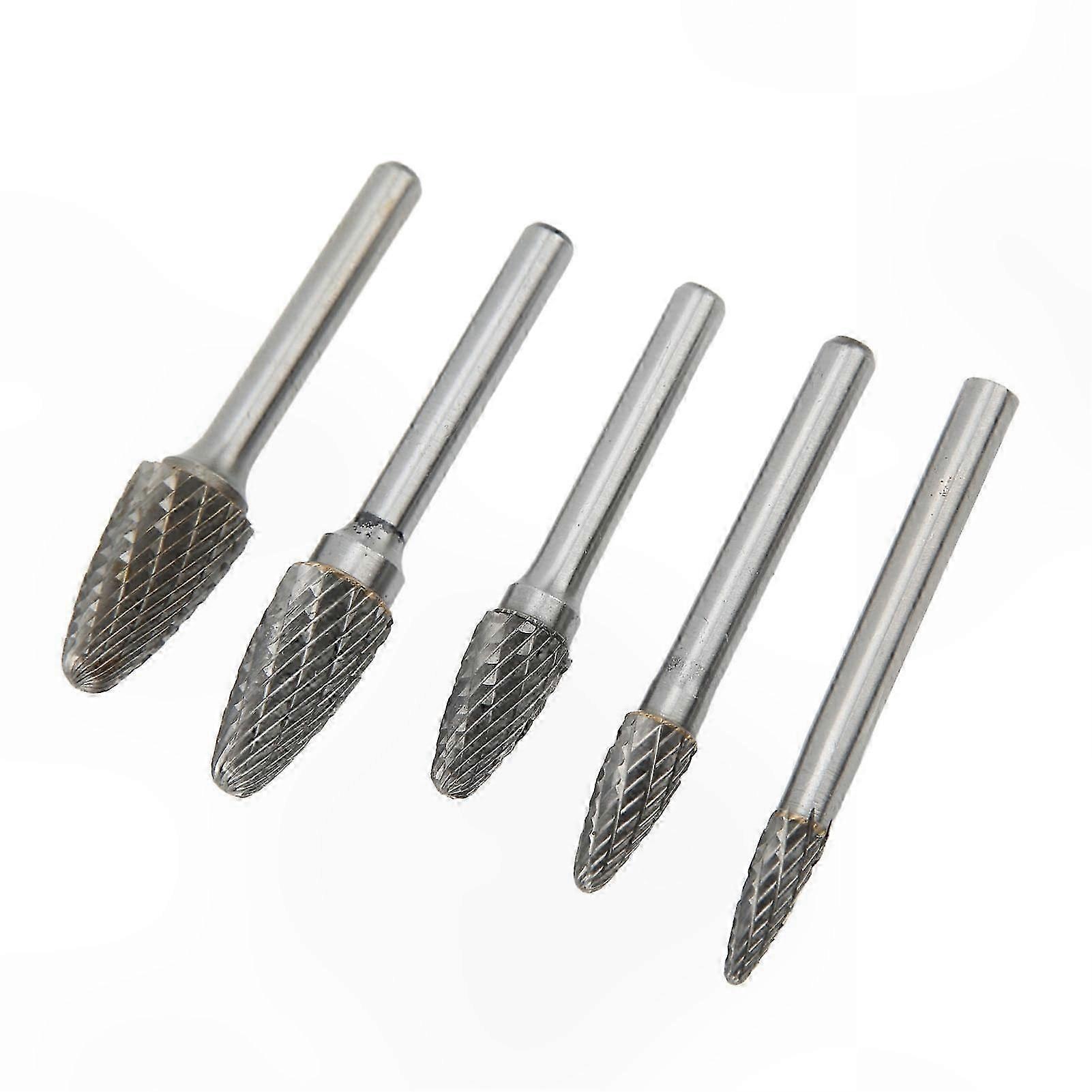 6mm Shank Carbide Rotary File Set for Surface Grinding on Aircraft, Vehicles, and Ships