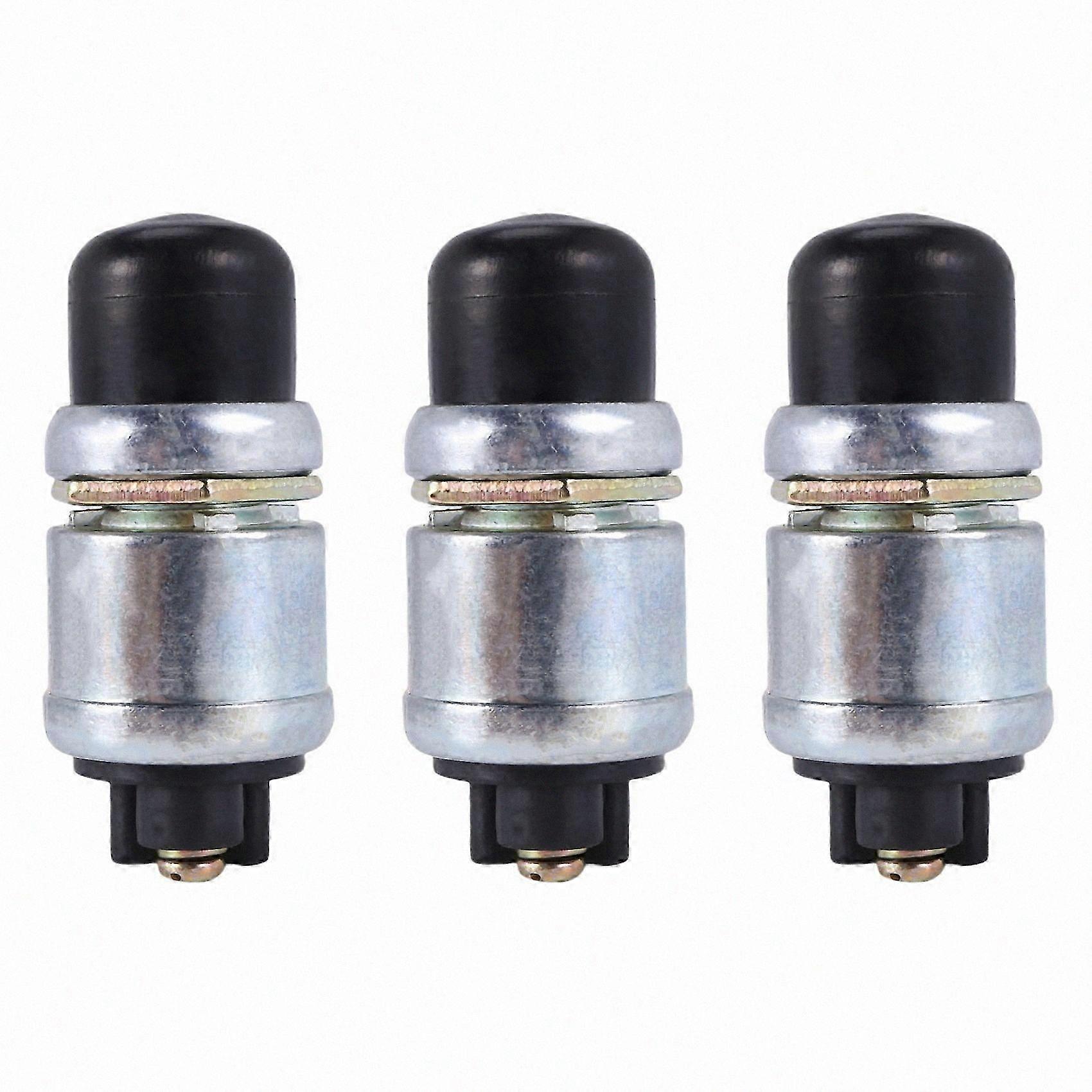 3X Heavy Duty Engine Start Push Button Heavy-Duty Momentary Start Switch 12V Dc Weatherproof Push B