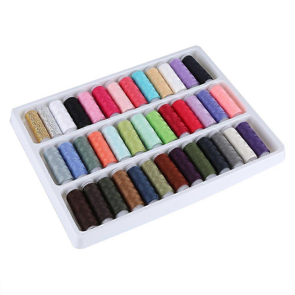 39 Colors Polyester Sewing Thread Spool Kit for Hand Sewing Machine