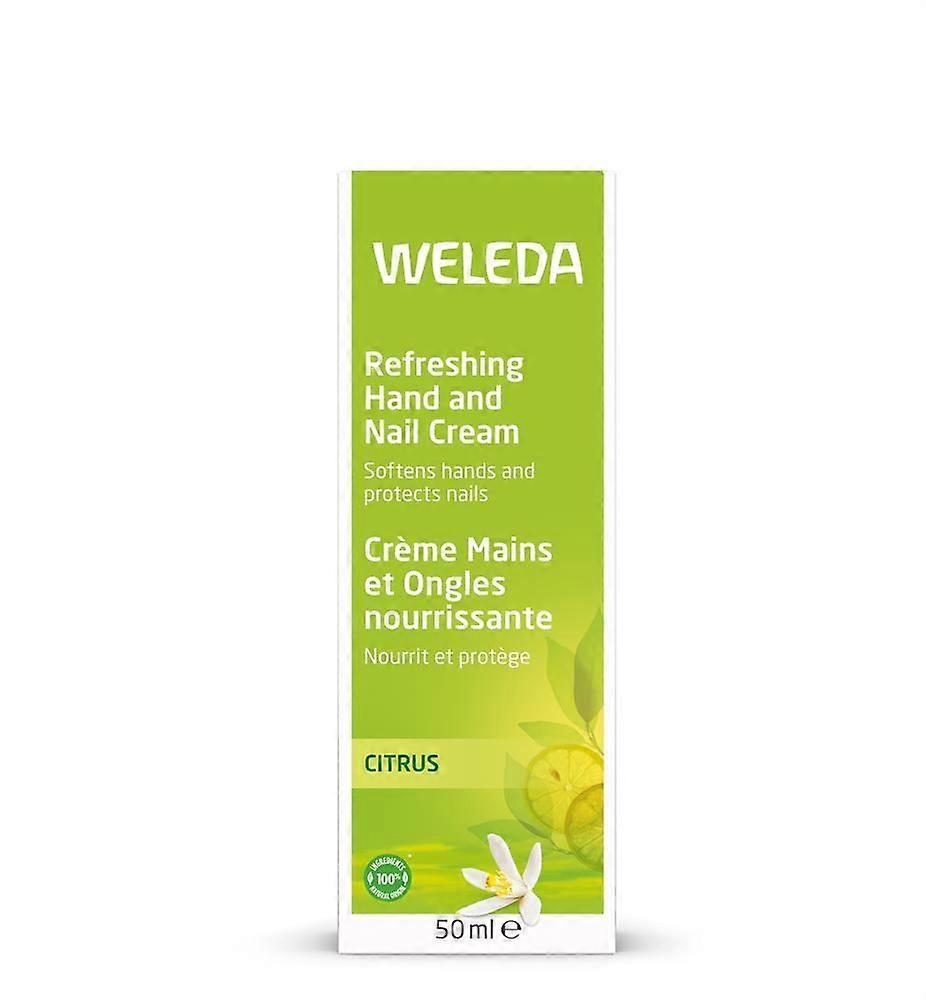 Weleda Citrus Refreshing Hand & Nail Cream 50ml - 3 Pack