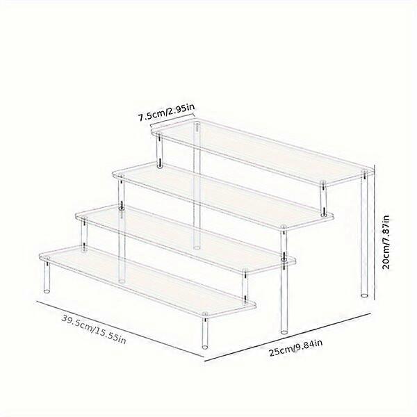 Universal acrylic stands, 3/4/5 layers, transparent multi-layer storage, practical and beautiful