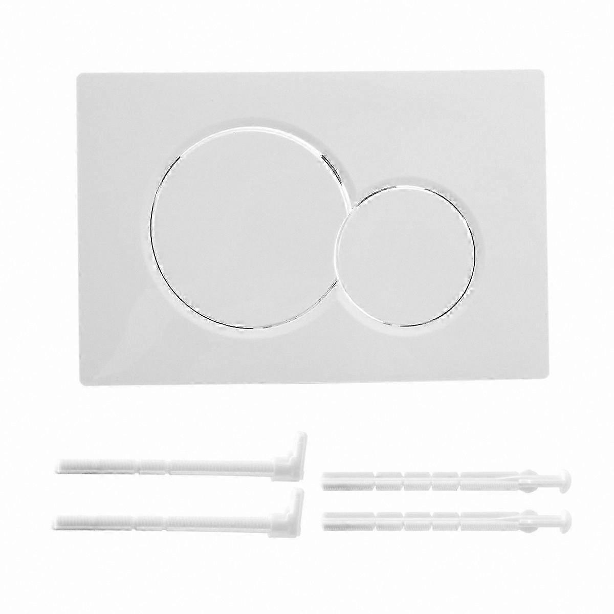 Adjustable Dual Flush Button for Wall-Mounted Toilet Tanks with Concealed Design