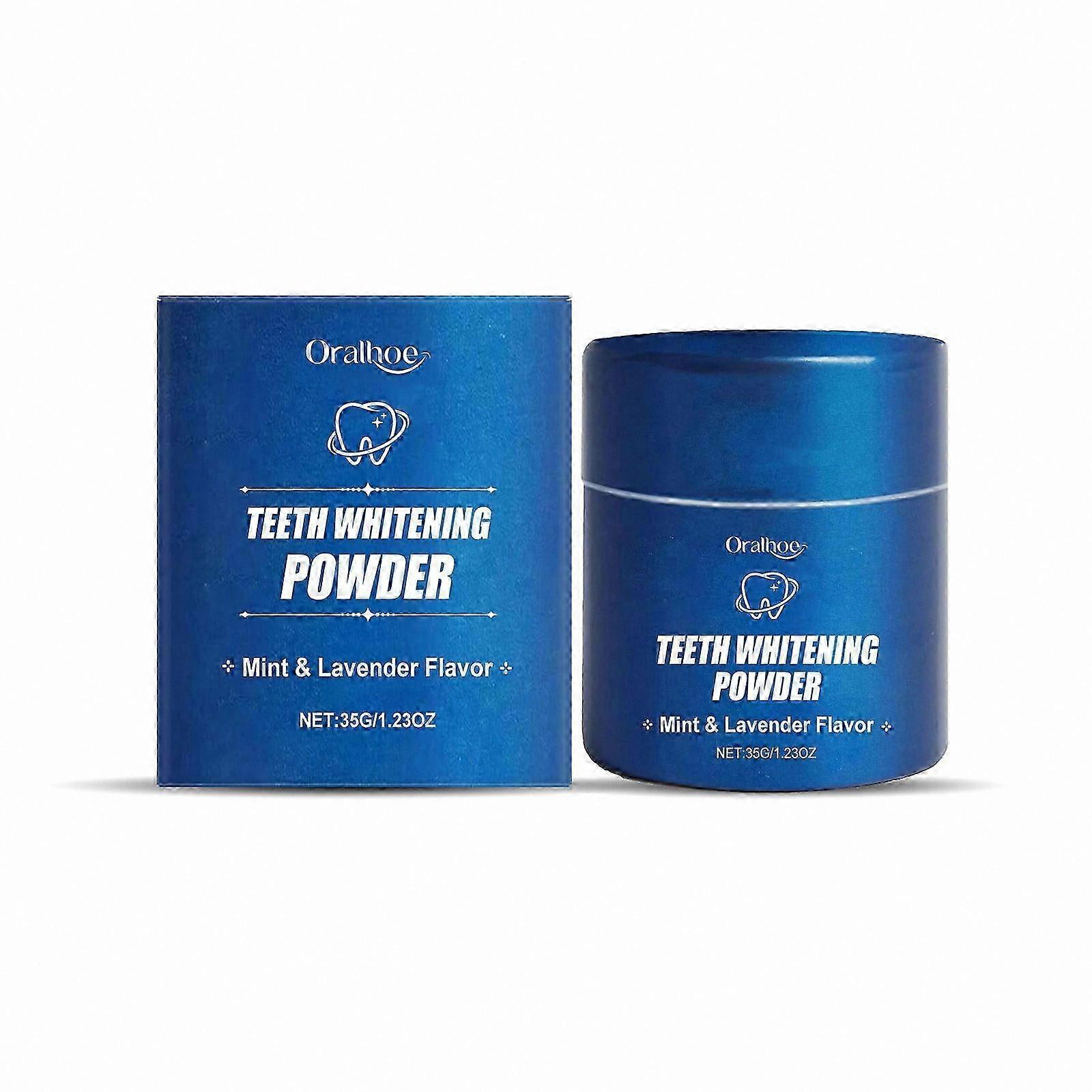 Whitening Tooth Powder with Mint Flavor, Stain Remover for Teeth, Gentle on Sensitivity, Oral Care Booster