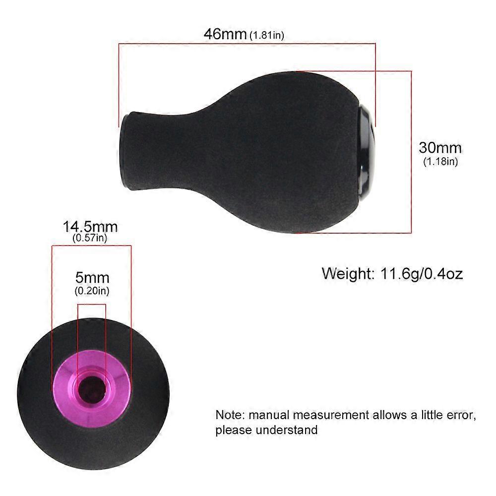 Fishing Reel Handle Knob EVA Baitcasting Reel Handle Knob Trolling Reel Handle Accessory Ultralight Fishing Tackle Tools