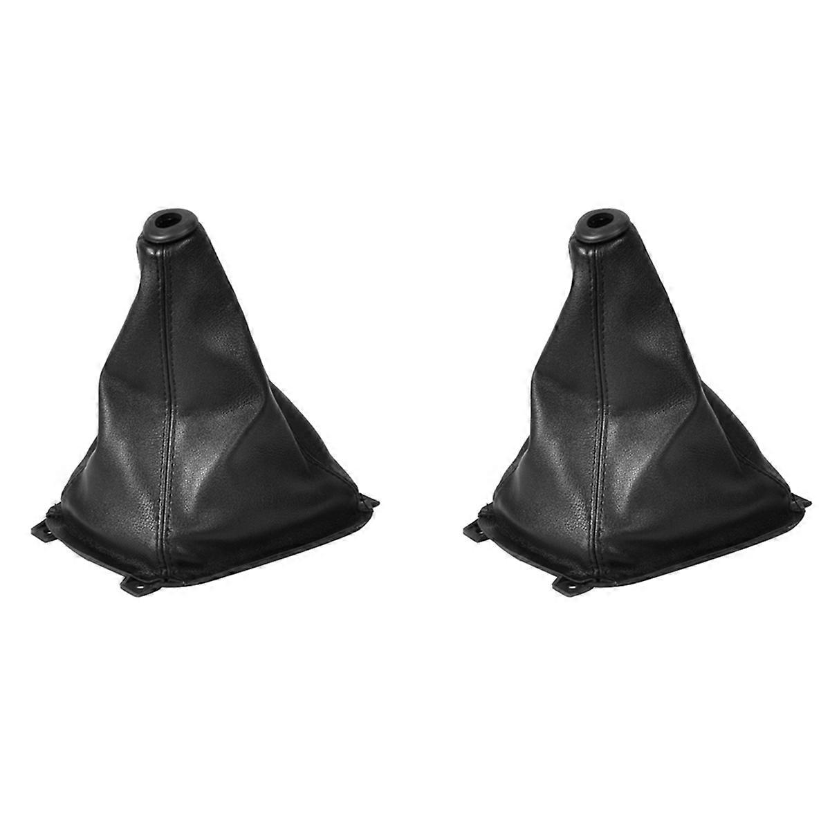 2X Car PU Leather Gear Boot Gaiter Cover for 1998 1999 2000 2001 2002 2003 2004 2005 2006