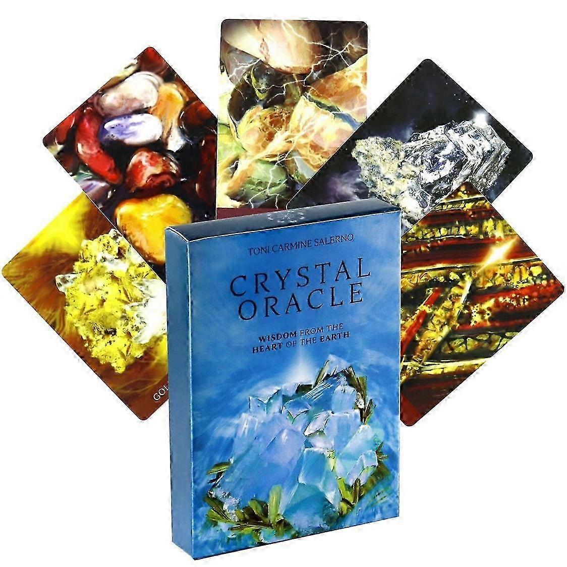 Crystal Oracle Cards: Earth Heart Wisdom Guidance Deck
