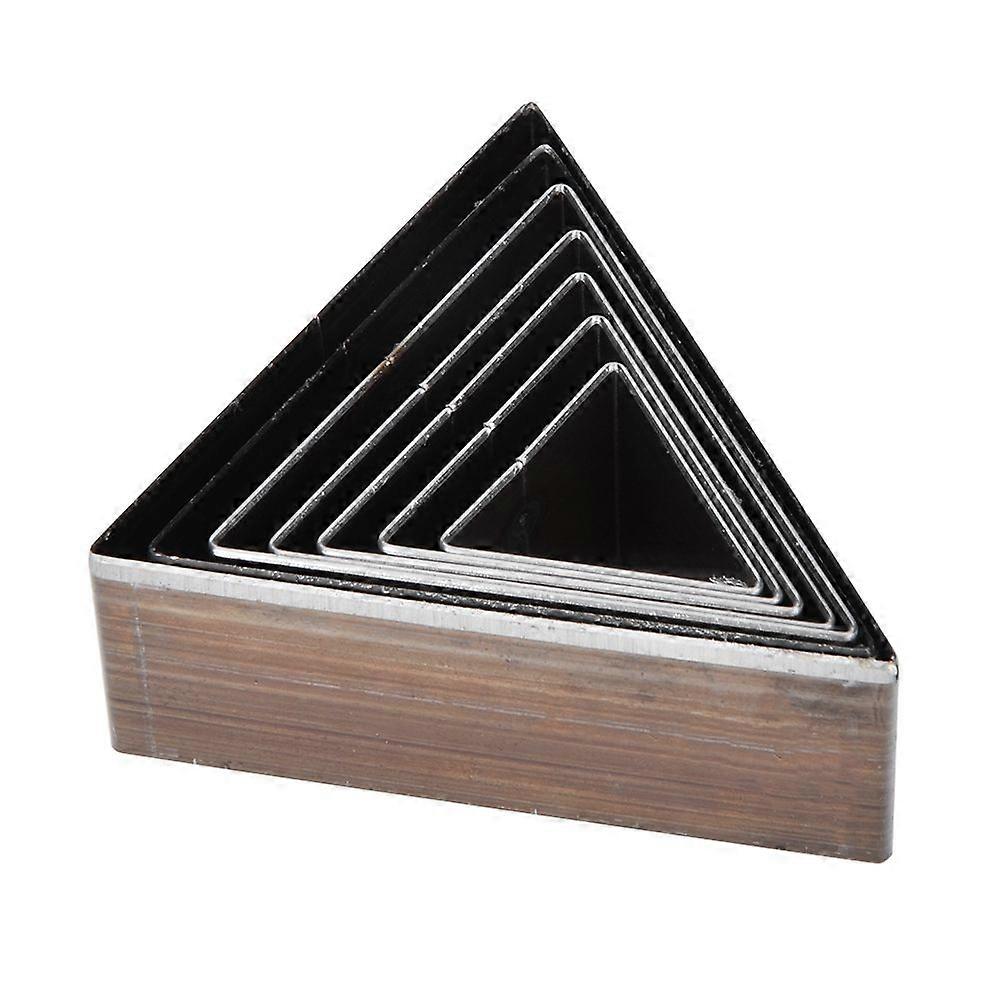 7Pcs 20-50mm Triangular Shape Leather Cutting Die DIY Leather Craft Cutting Mold