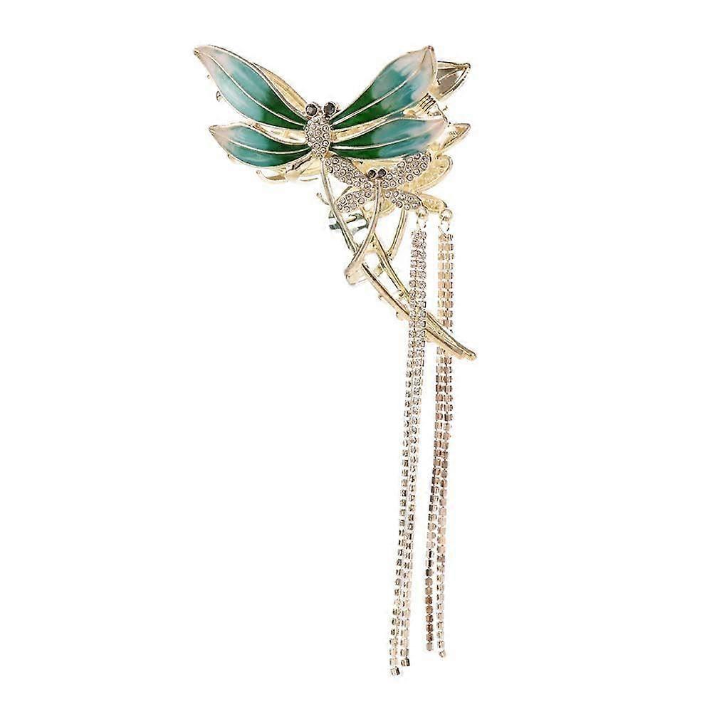 Hiuskynsi 1kpl Vintage ontto sudenkorento timantti naisten hiusrapu metalli poninhäntä