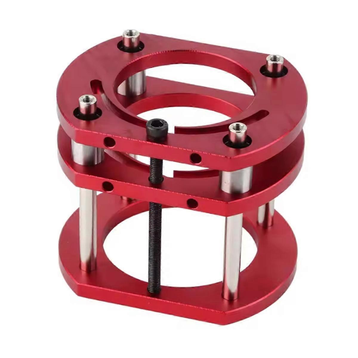 Router Lift Base Aluminum Alloy Stainless Steel 4 Jaw Clamping Router Table Lifting System Base