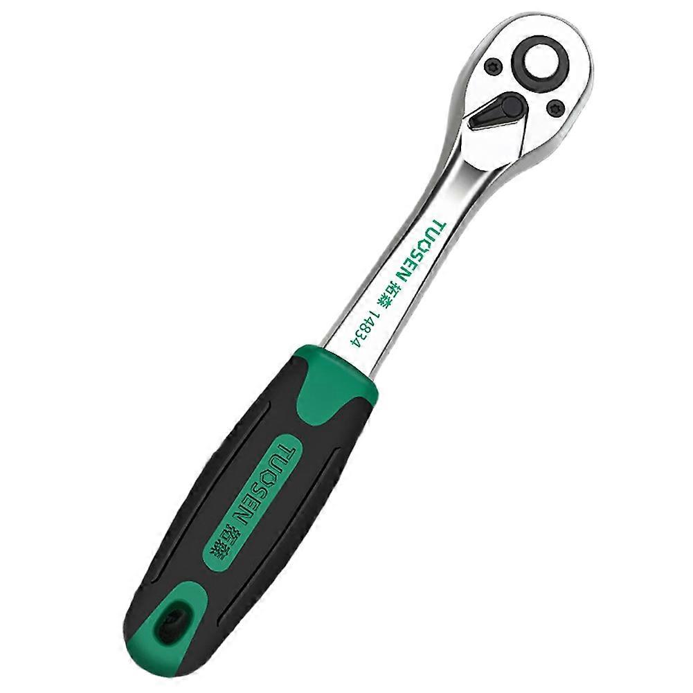 TUOSEN 72-Tooth Quick Release Ratchet Wrench- Hand Tool 14834