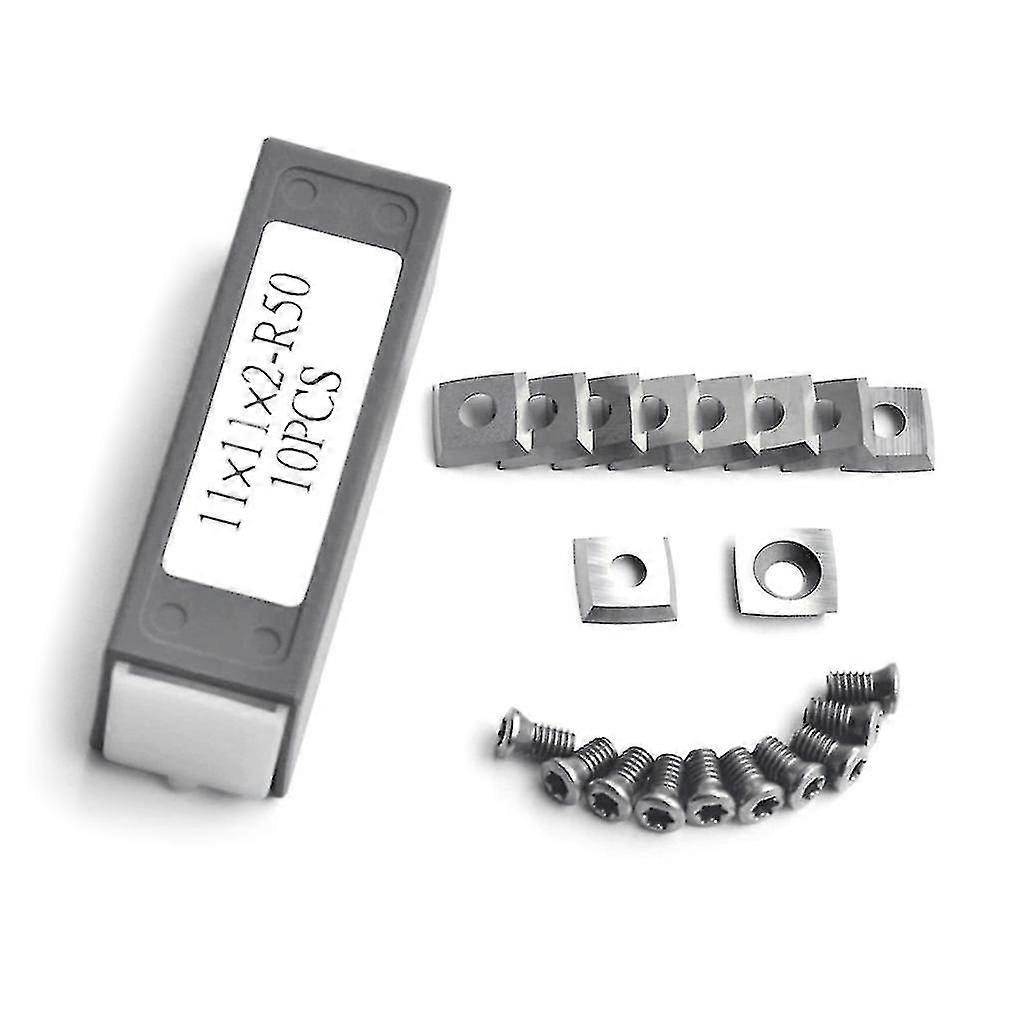 11x11x2mm Square Carbide Insert Cutter for Woodturning