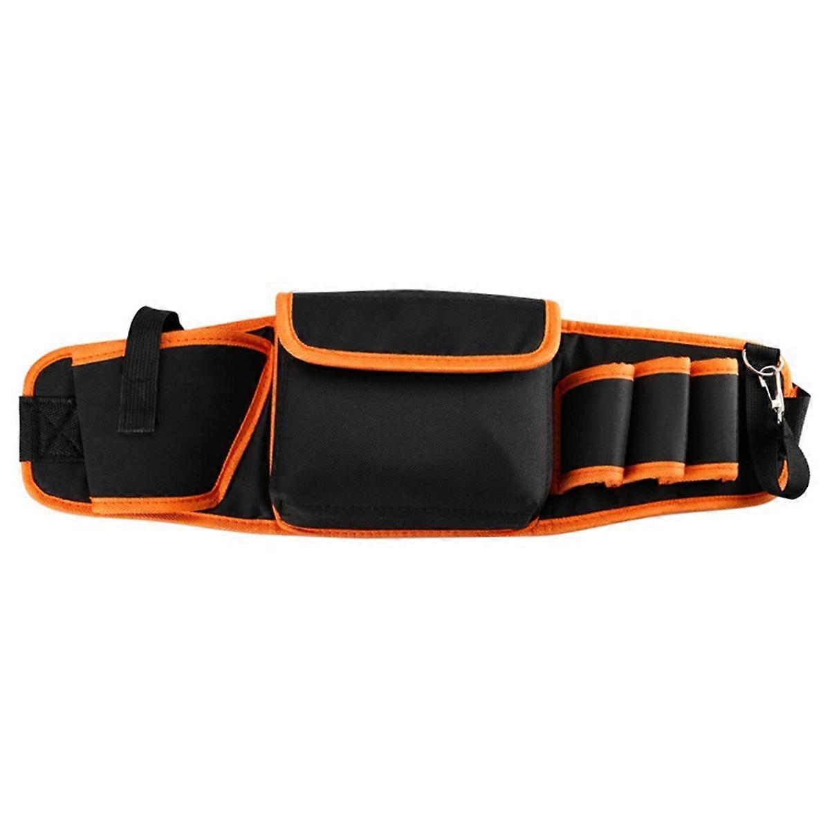 Waist Tool Bag Multifunctional Utility Tool Bag Adjustable Hand Screws Organizer OxfordCloth Utility Pouch for Framers C