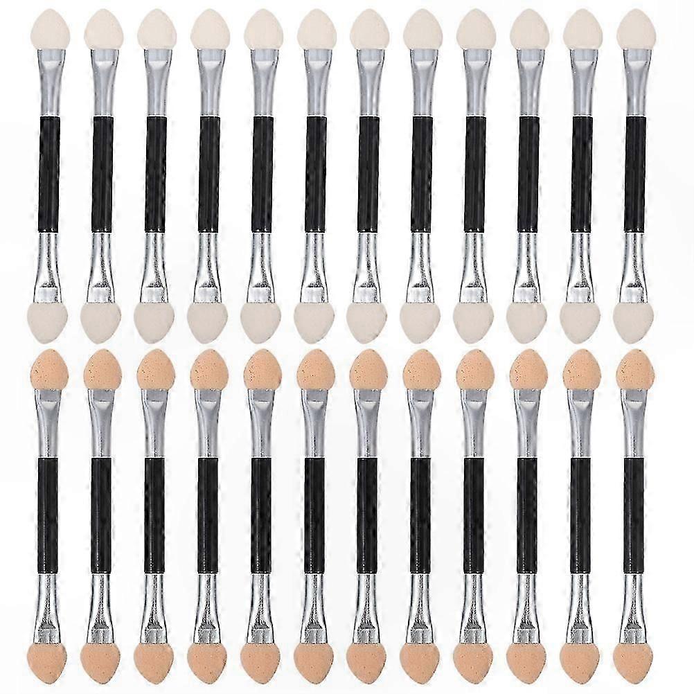 24-Piece Eye Shadow Brush Set Portable Makeup Tools