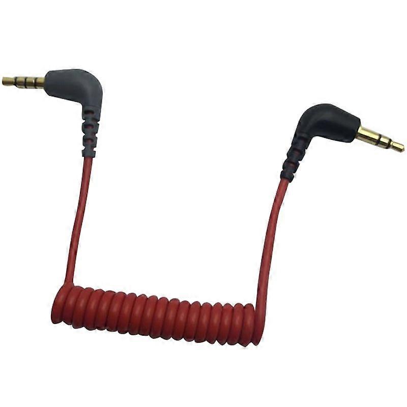 Replacement 3.5mm TRS to 3.5mm TRRS Adapter Cable for iPhone RODE Sc7 By VIDEOMIC GO Video Micro-t