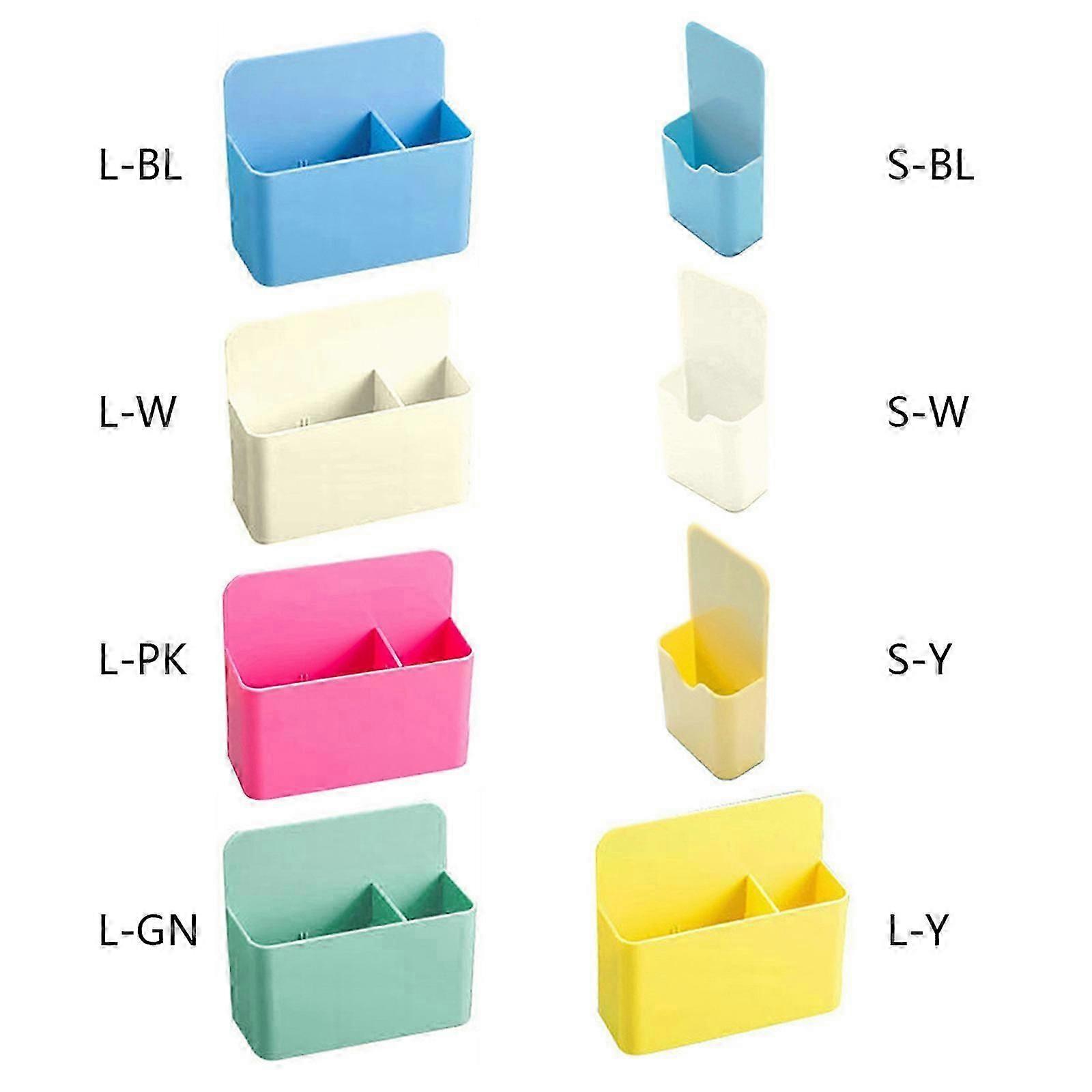 Magnetic Pen Pencil Holder Marker Storage Organizer for Whiteboard Refrigerator  large blue