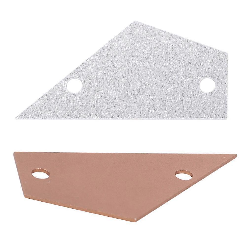 Aluminum Guitar String Action Ruler Measuring Tool for Guitar 2Pcs