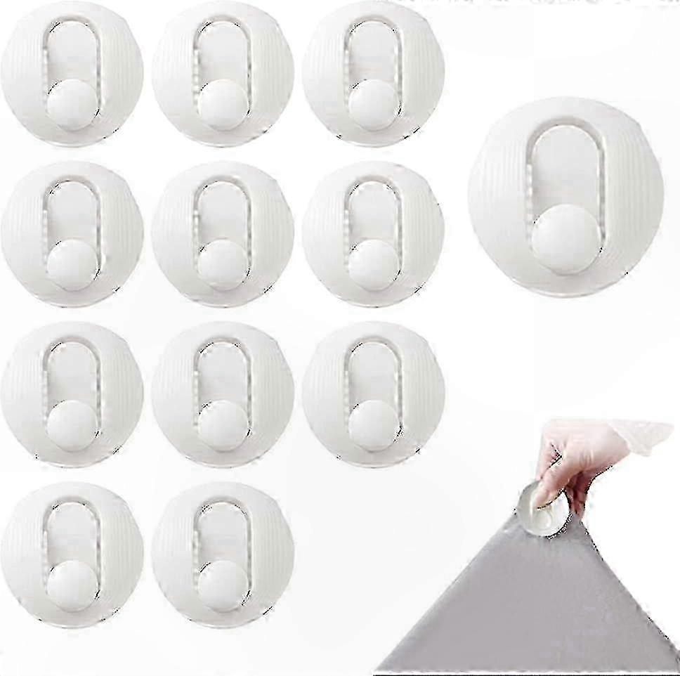 12-Pack Duvet Clips for Securing Quilt and Sheet Layers