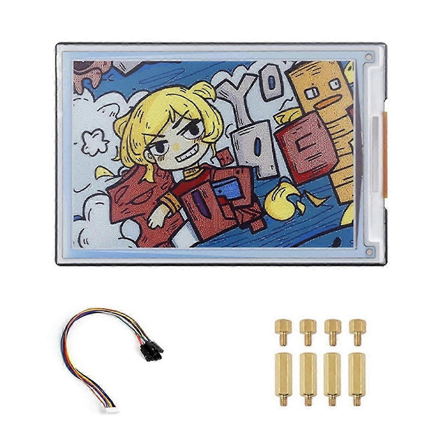 4 Inch E-Paper Screen Module HAT+ Full-Color Display