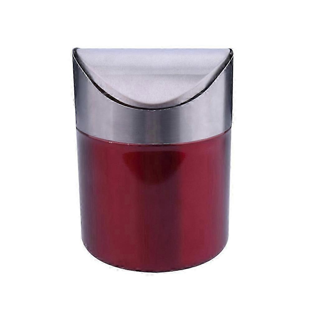 Mini Desktop Garbage Basket Lightweight Simple Shape Design for Home Office Working Use
