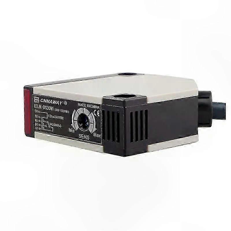 Photoelectric Induction Switch with Bracket, DC24V AC220V Voltage Range, Diffuse Reflection Sensor for Industrial Applications
