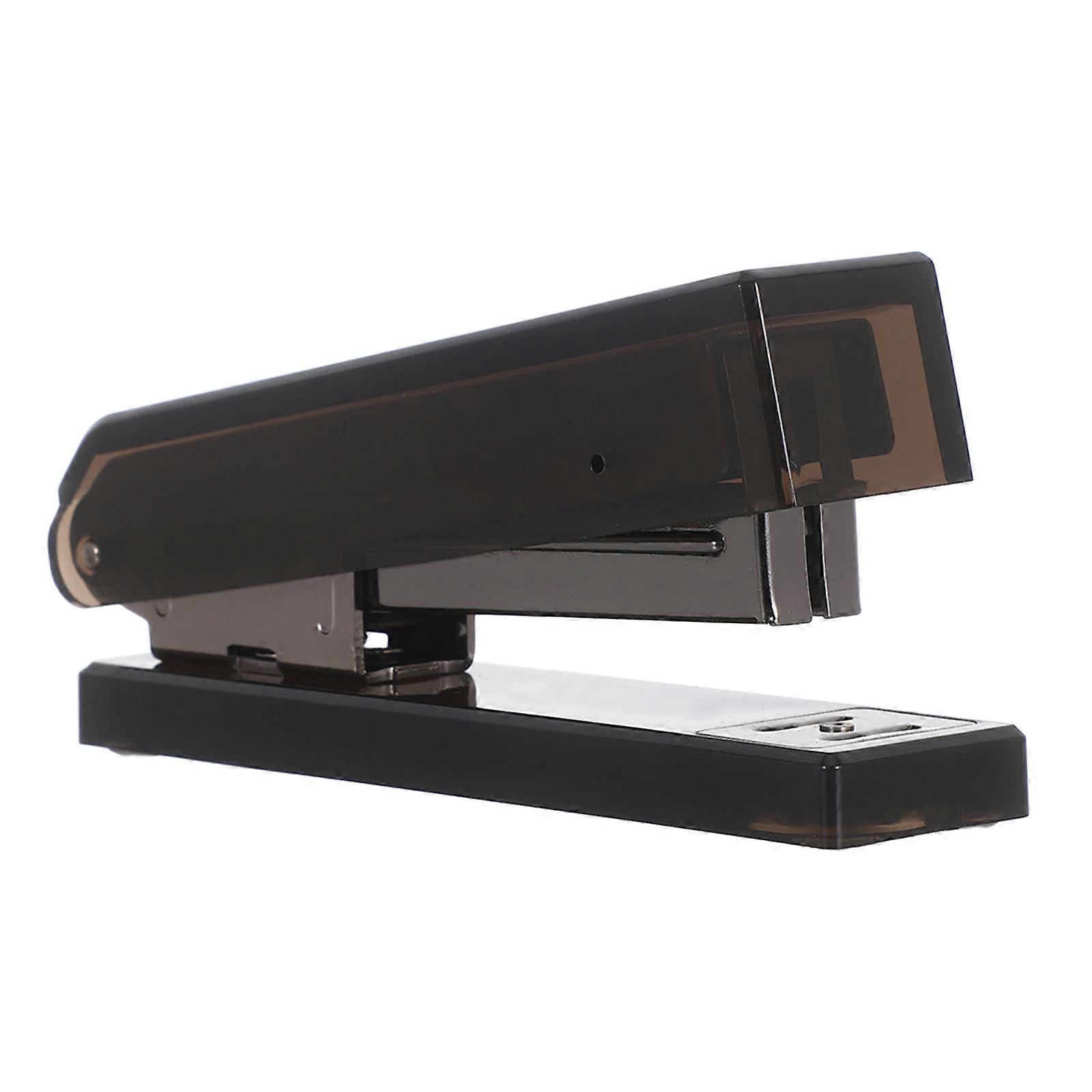 Black Stapler for Desk Large Acrylic Stapler for Binding Documents Office Use