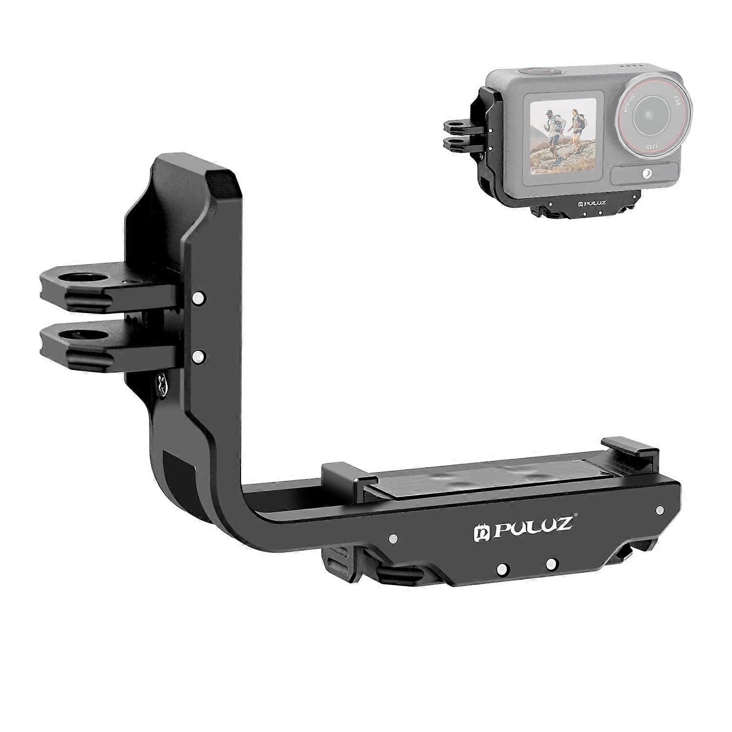 PULUZ PU768B For DJI Osmo Action 5 Pro/4 Dual Orientation Magnetic Quick Release Mount for Horizonta