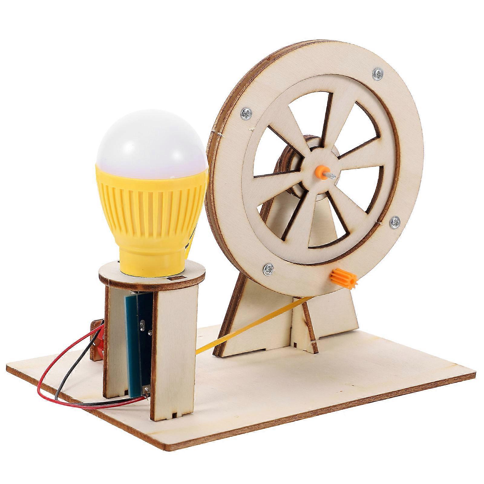 Hand Crank Generator Wooden Hand Generator for DIY Assembly
