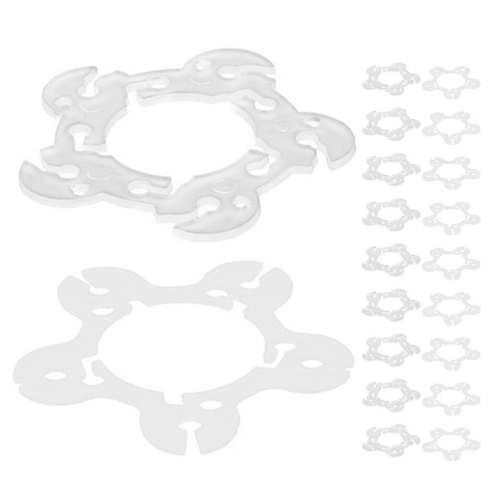 Clear Plastic Balloon Buckles For Event Organizers 100Pcs Secure Attachment Strong Stability For Parties