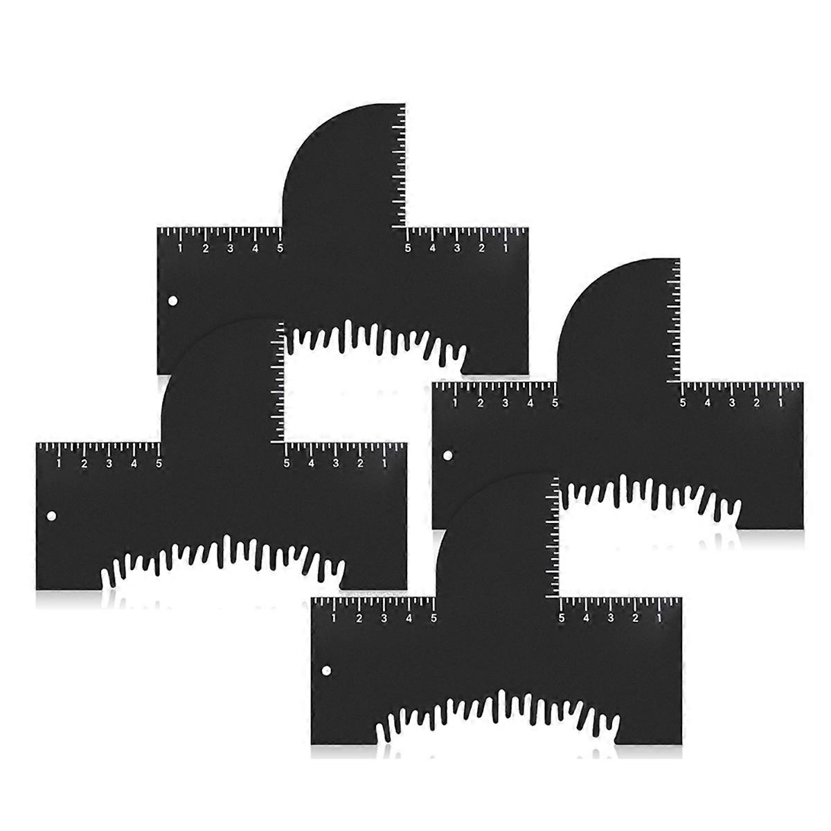 Enhancement Card for Barbers Beard Hairline Shaping Tool Contouring Guide for Trimming, Styling, Men