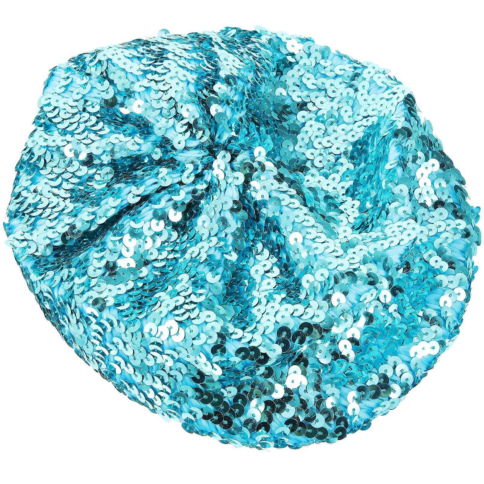 Sequin Sky- Chapeau pour la performance de danse 5Pcs Shining Beanie Cap