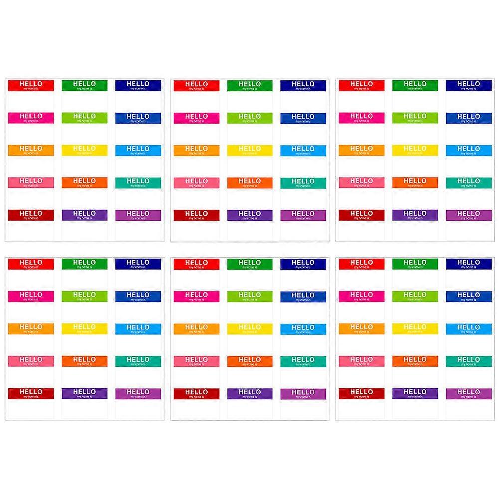 Portable Label Sticker Name Tag for Shoes Use 100 Sheets Multi-Function